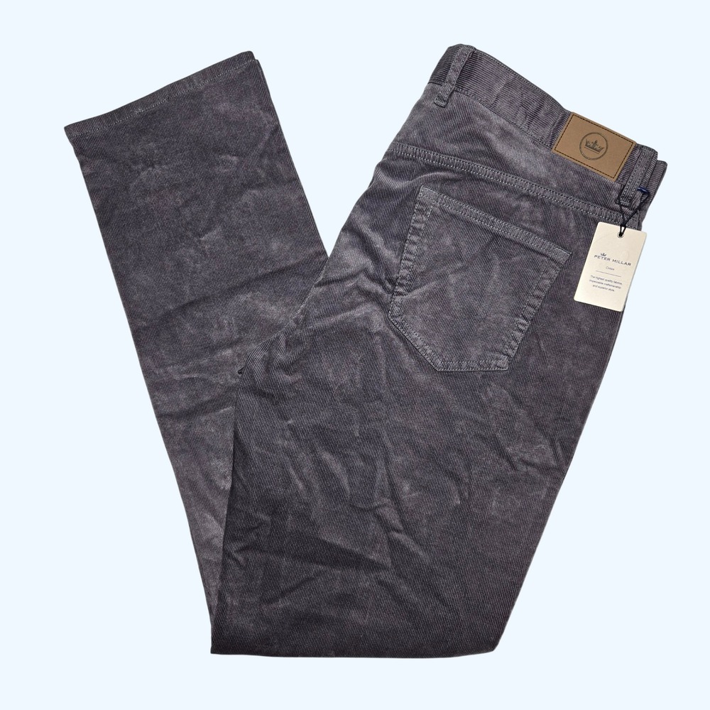NEW Peter Millar Crown Superior Soft Corduroy 5 Pocket Pants Mens 38 MF20B29